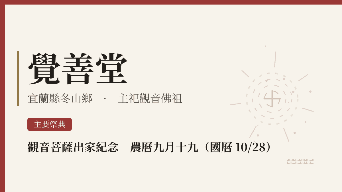 覺善堂宮廟資料卡