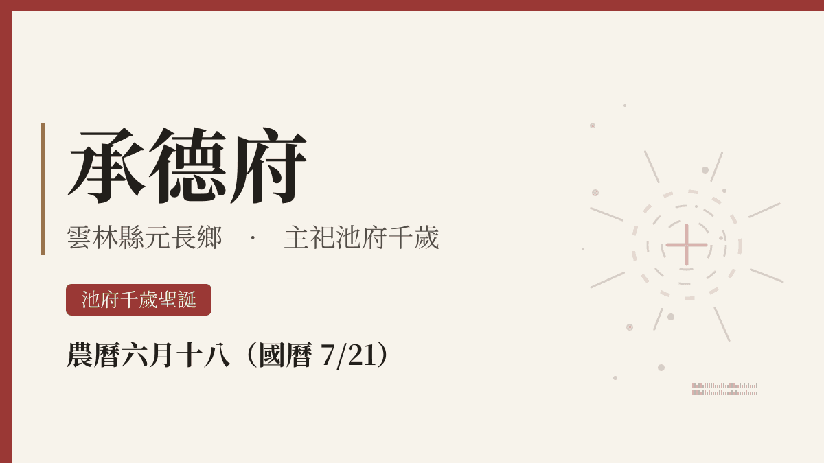 承德府宮廟資料卡