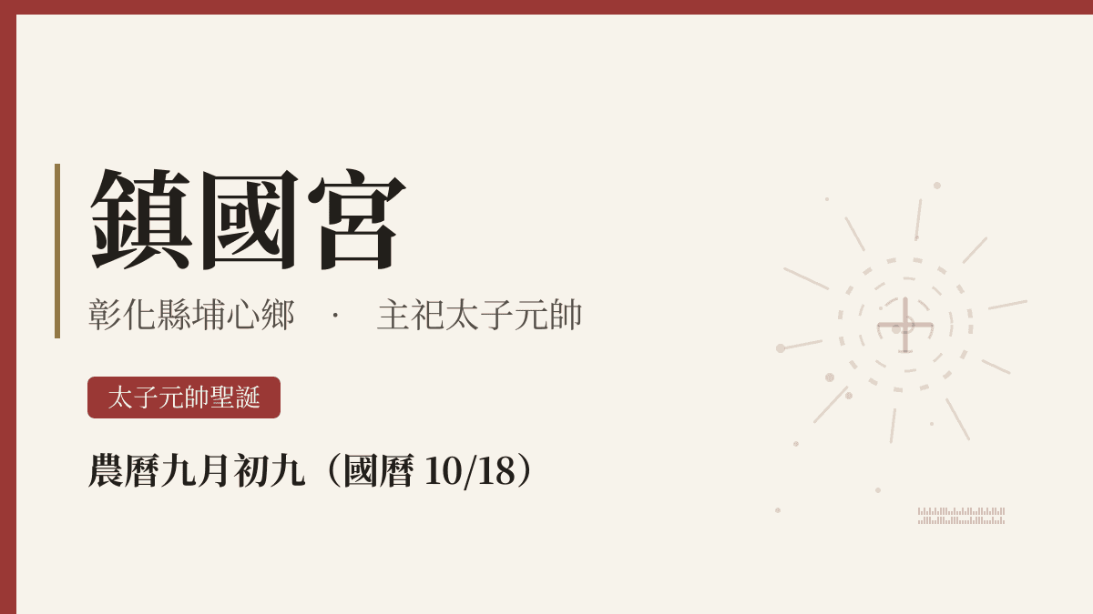 鎮國宮宮廟資料卡