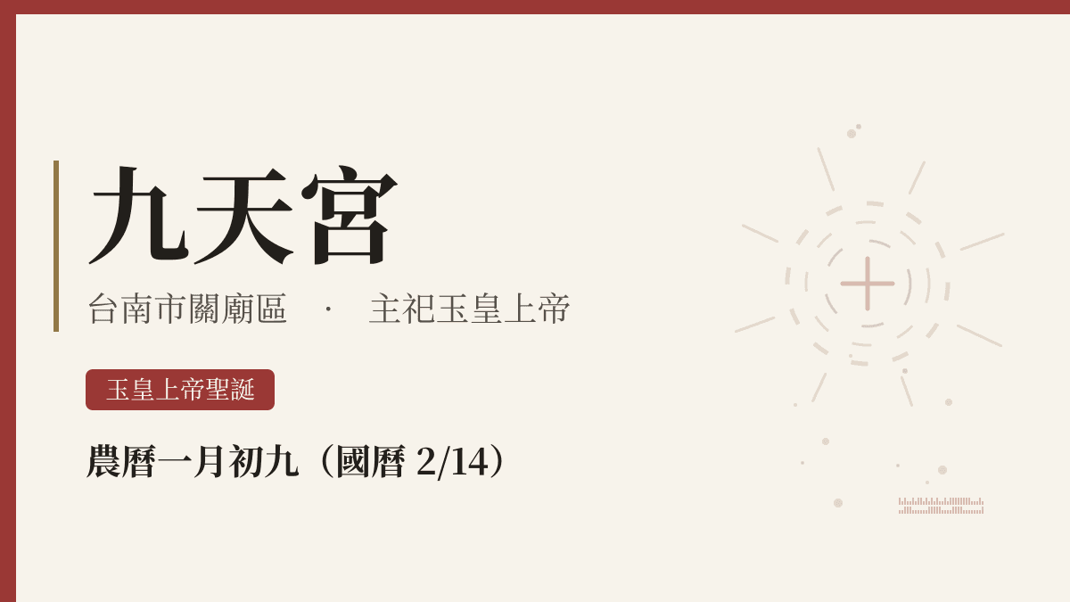 九天宮宮廟資料卡